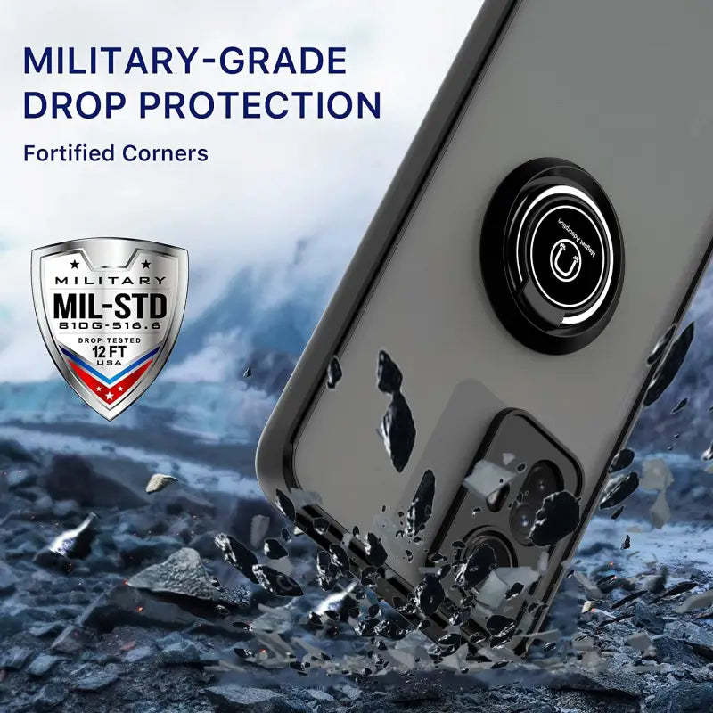 the military phone case is made from tough tough armor
