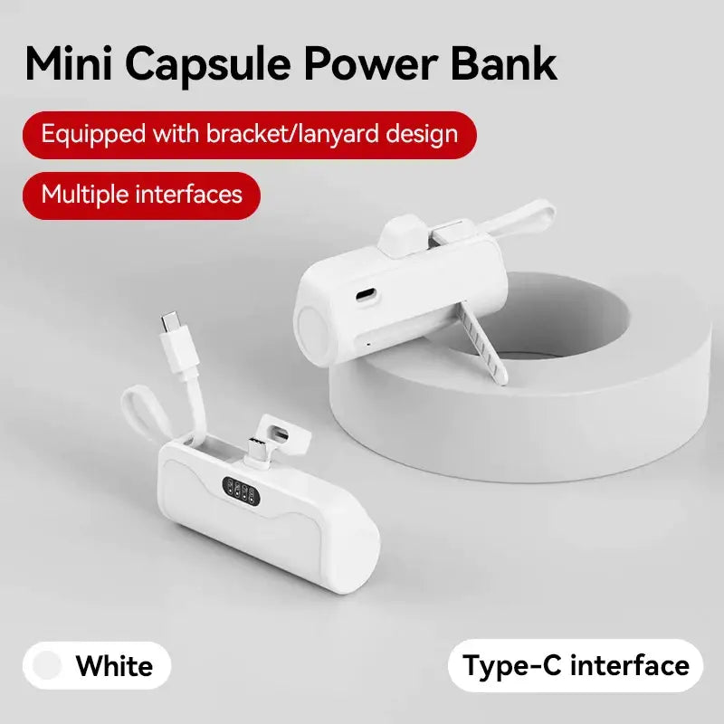 mini capsule power bank