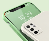 Mint green smartphone with a white camera module and a notched display showing the time 10:39.