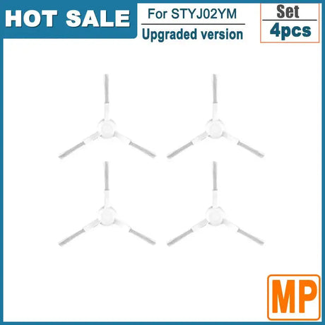 The model of the drone with the propeller and propeller