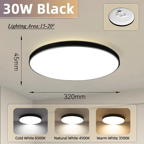 led ceiling light with remote control