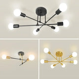 The modern ceiling light with five lights