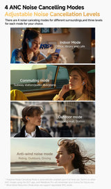 Noise-canceling modes advertisement.