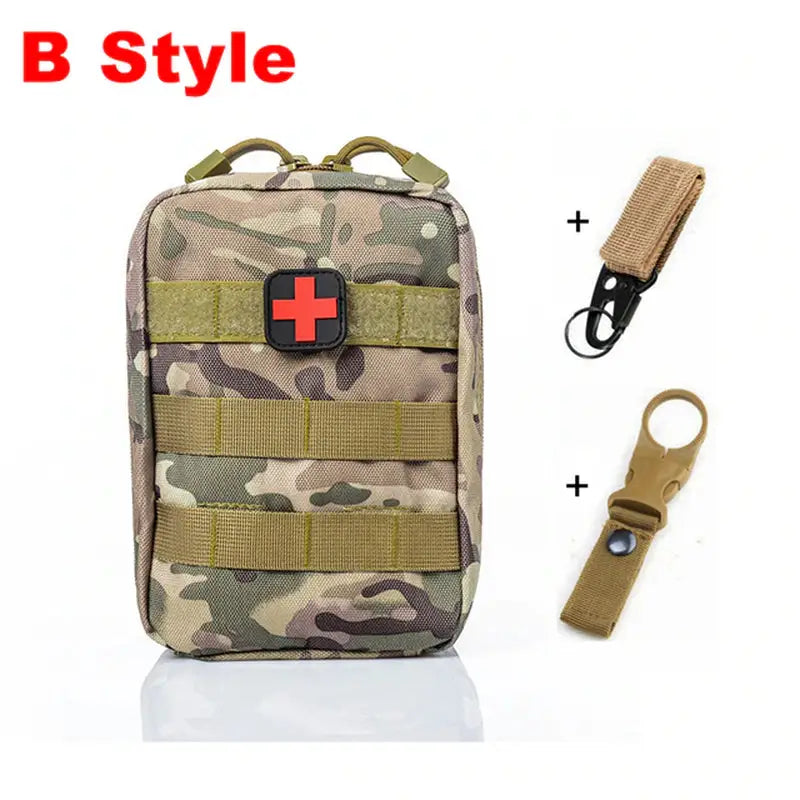 a small medical kit with a key and a key