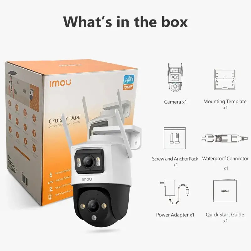 the moo camera is in the box