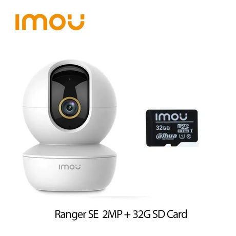 The moo smart camera with a card attached to it