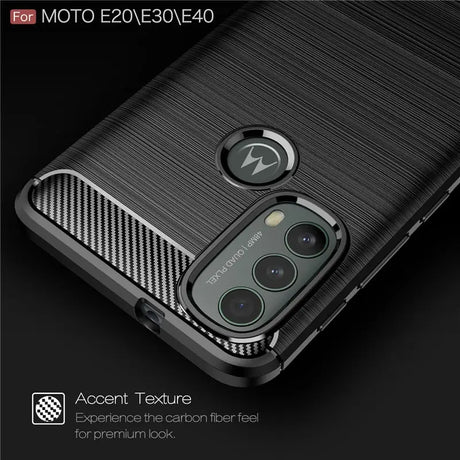 motorola moto e300e carbon fiber case