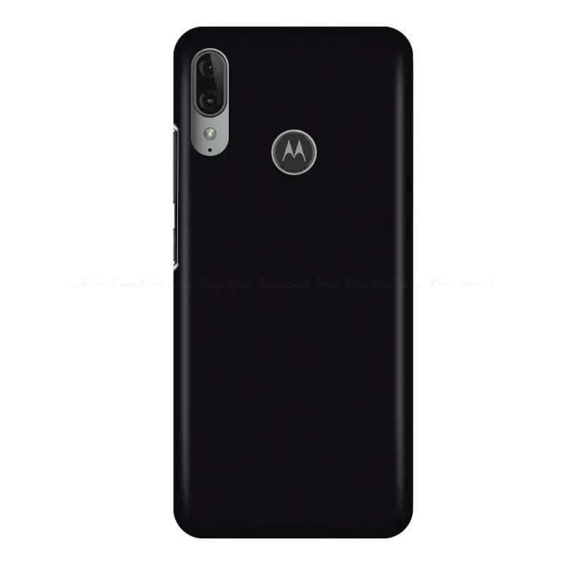 the back of a motorola moto g7 phone with a black background