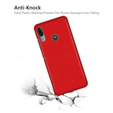 the red motorola phone case is shown in the image