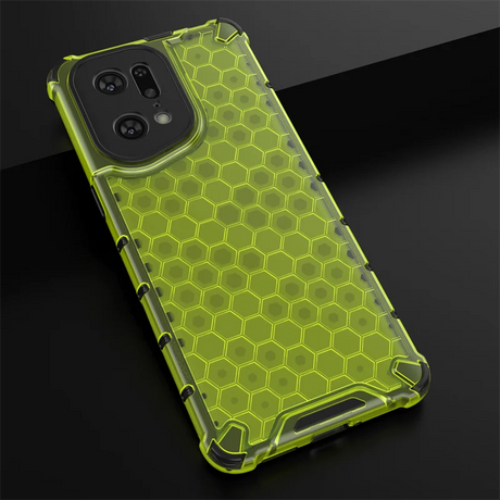 the back of the motorola pixel case in lime green