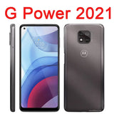 the motorola g power 2021 smartphone is shown in this image