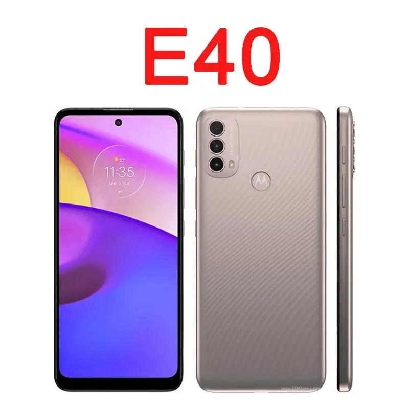 the new smartphone with the e40 logo