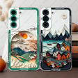 the mountains and houses phone case