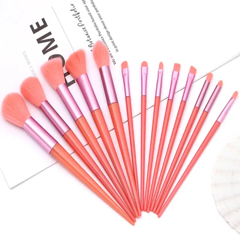 12 pcs makeup brush set