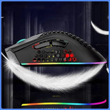 BM600 Wireless 2.4G Gaming Mouse - 3200Dpi Rechargeable Ergonomic Mouse For Laptop & PC Computer Gamer