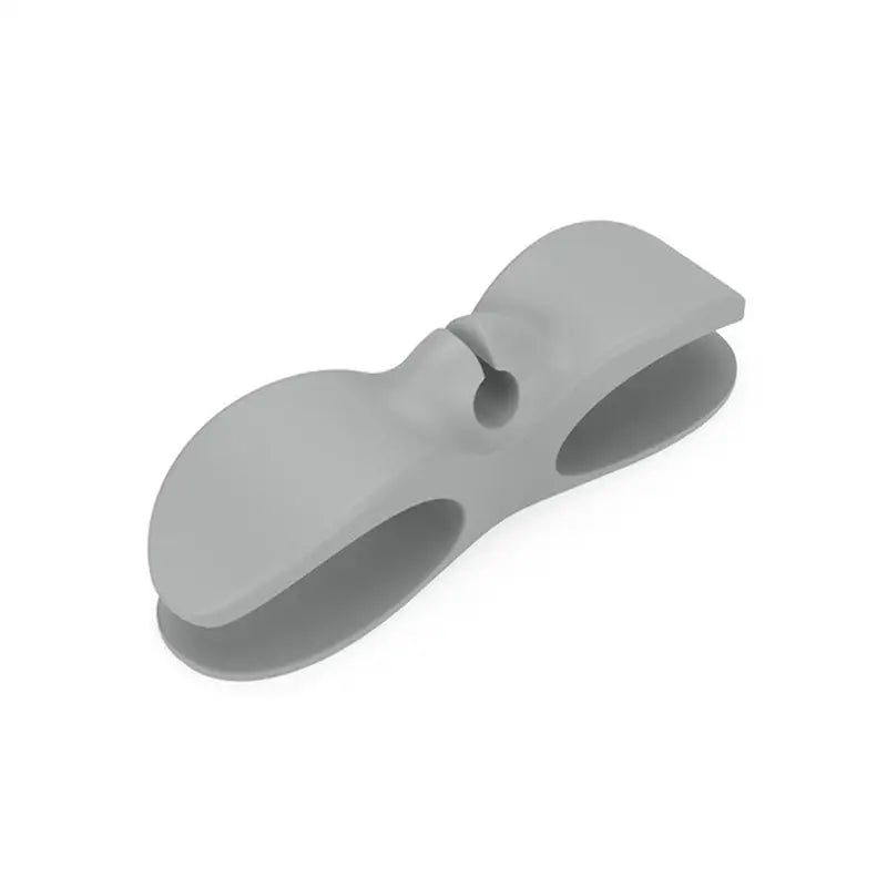 a gray plastic handle for a large knife