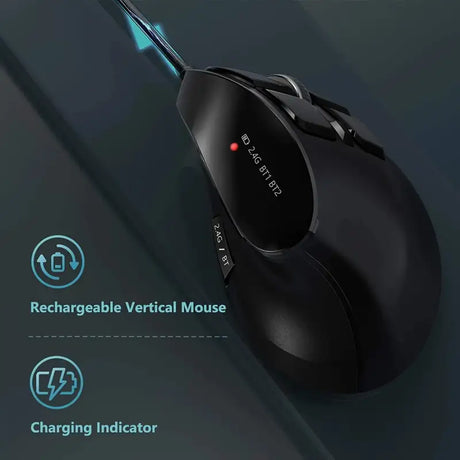 A mouse with the text,’wireless mouse ’