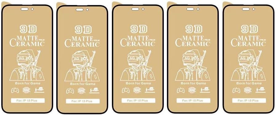 Multiple matte ceramic screen protectors.