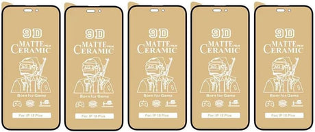 Multiple matte ceramic screen protectors.