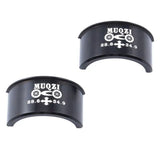 2 pcs black metal motorcycle wheel hubs for harley