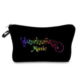 music cosmetic bag