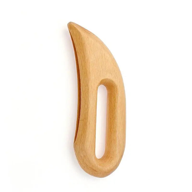 a wooden handle for a door handle