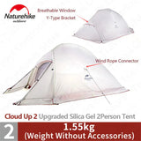 naturelle cloud 2 tent with 2 - person tent