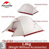 naturelle cloud 3 - 3 person tent