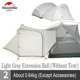 naturehike light grey extension