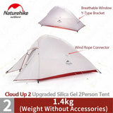 the north face tent is shown with the text, cloud 2 ultra