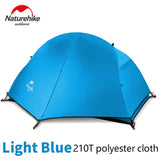 naturehike light blue 2 - person tent