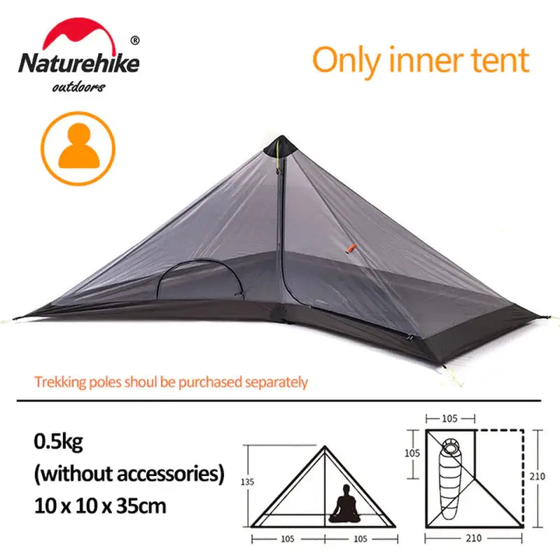 a close up of a tent with a tent attached to it