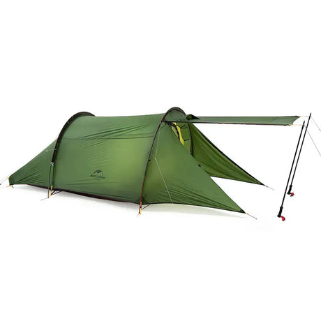 arafed tent with a pole attached to it and a tent attached to the ground