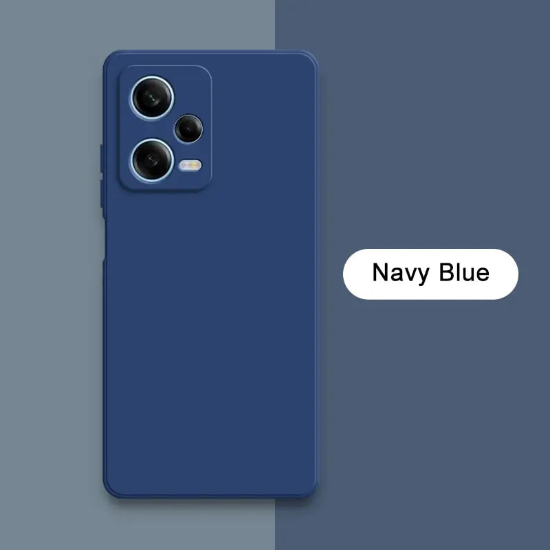 a blue phone case with the text navy blue