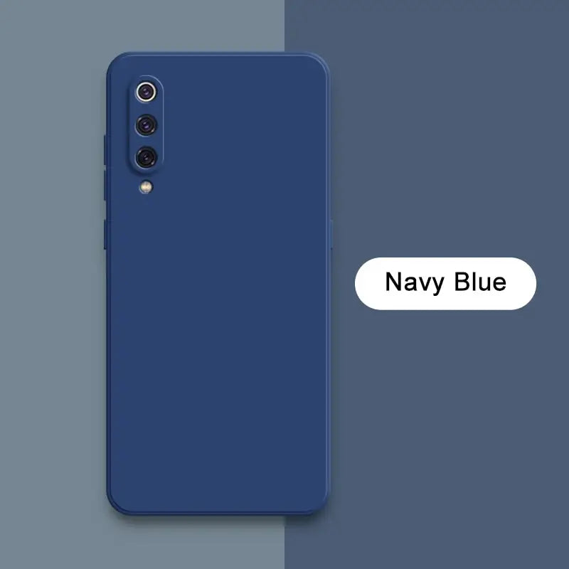 the navy blue iphone case is shown with the text navy blue