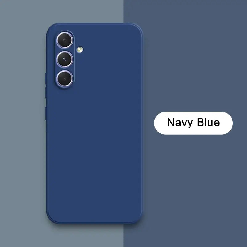 the navy blue iphone case is shown with the text navy blue