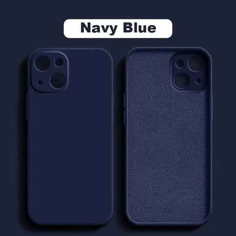 the navy blue leather case for the iphone 11