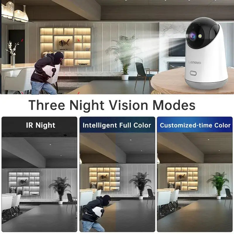 the night vision mode is a smart home security camera