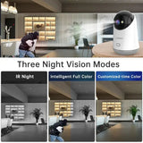 the night vision mode is a smart home security camera
