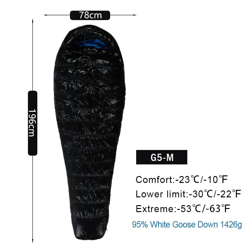 the north face down sleeping bag