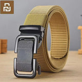 military belt with metal buckle