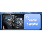 a car engine with the words,’first gear 50000a ’