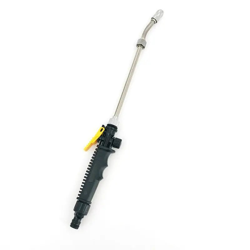 a hand held tool with a plastic handle