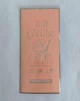 Orange 9D matte ceramic screen protector.
