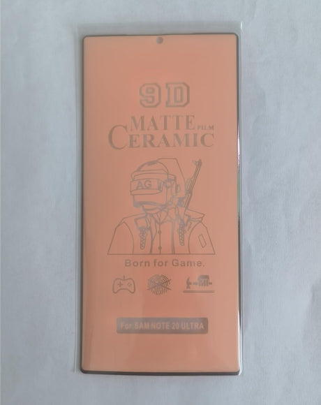 Orange 9D matte ceramic screen protector.