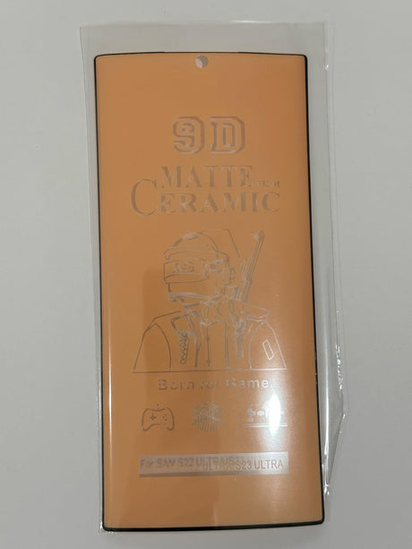 Orange 9D matte ceramic screen protector.