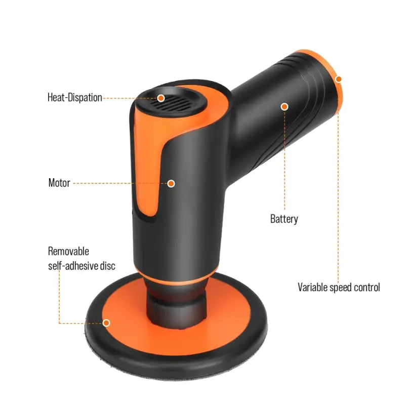 the orange and black handheld handheld vacuum