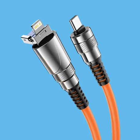 an orange cable with the words orange on it