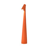 a orange traffic cone on a white background