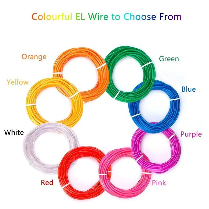 a set of colorful wire with different colors